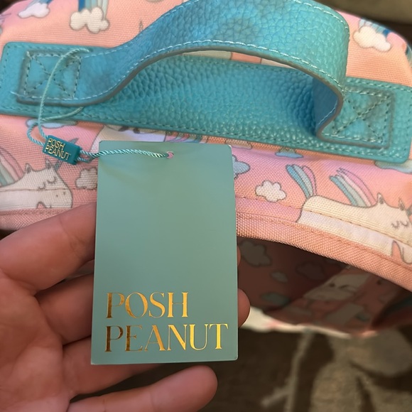 NWT posh peanut backpack unicorn 🦄 with stars ✨ - Picture 7 of 13
